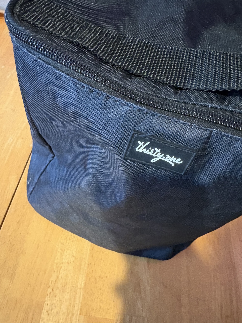 Thirty-One Double Thermal Organizer Insulated Lunch Bag Black